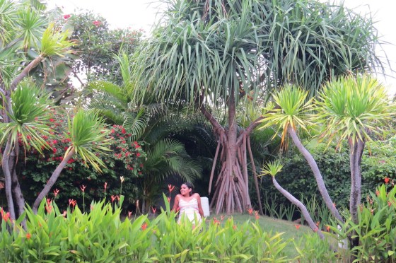 Shilpa chilling at the villa