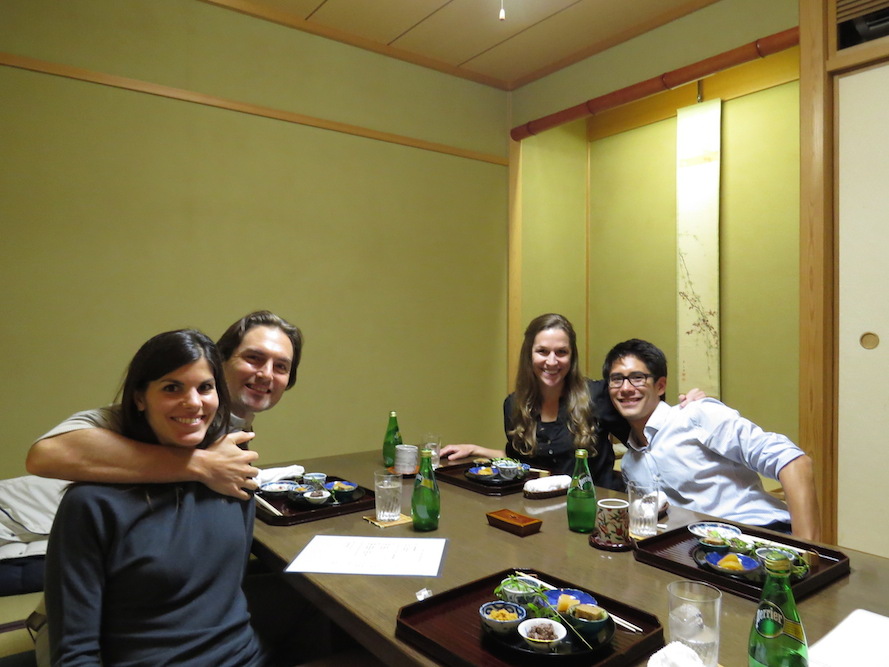 Dinner with Pato and Kenny, Kyoto